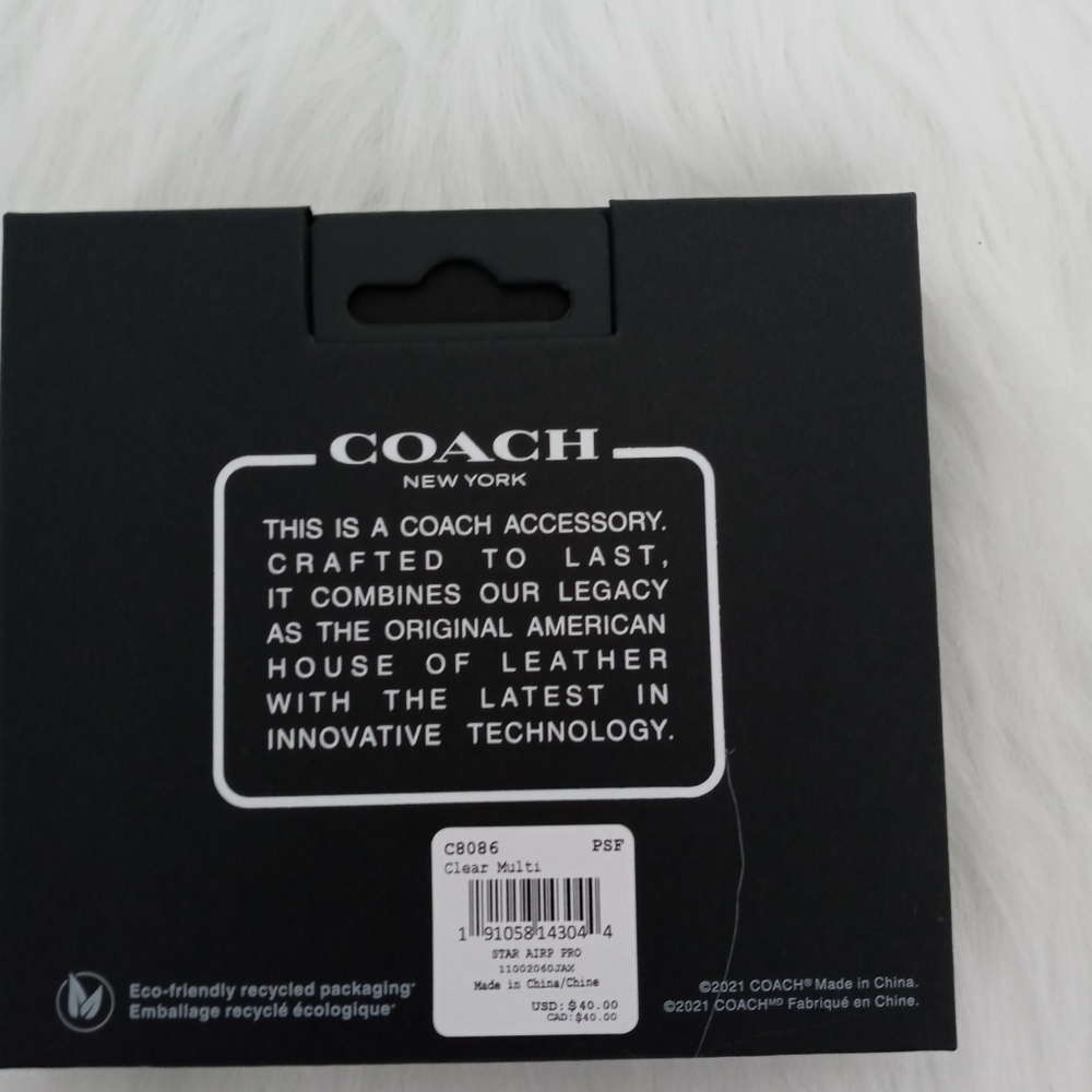 Coach AirPods Pro Case NIB - Picture 2 of 2